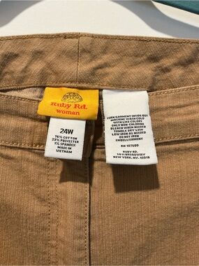 Ruby Rd. Woman Tan/Camel Jeans